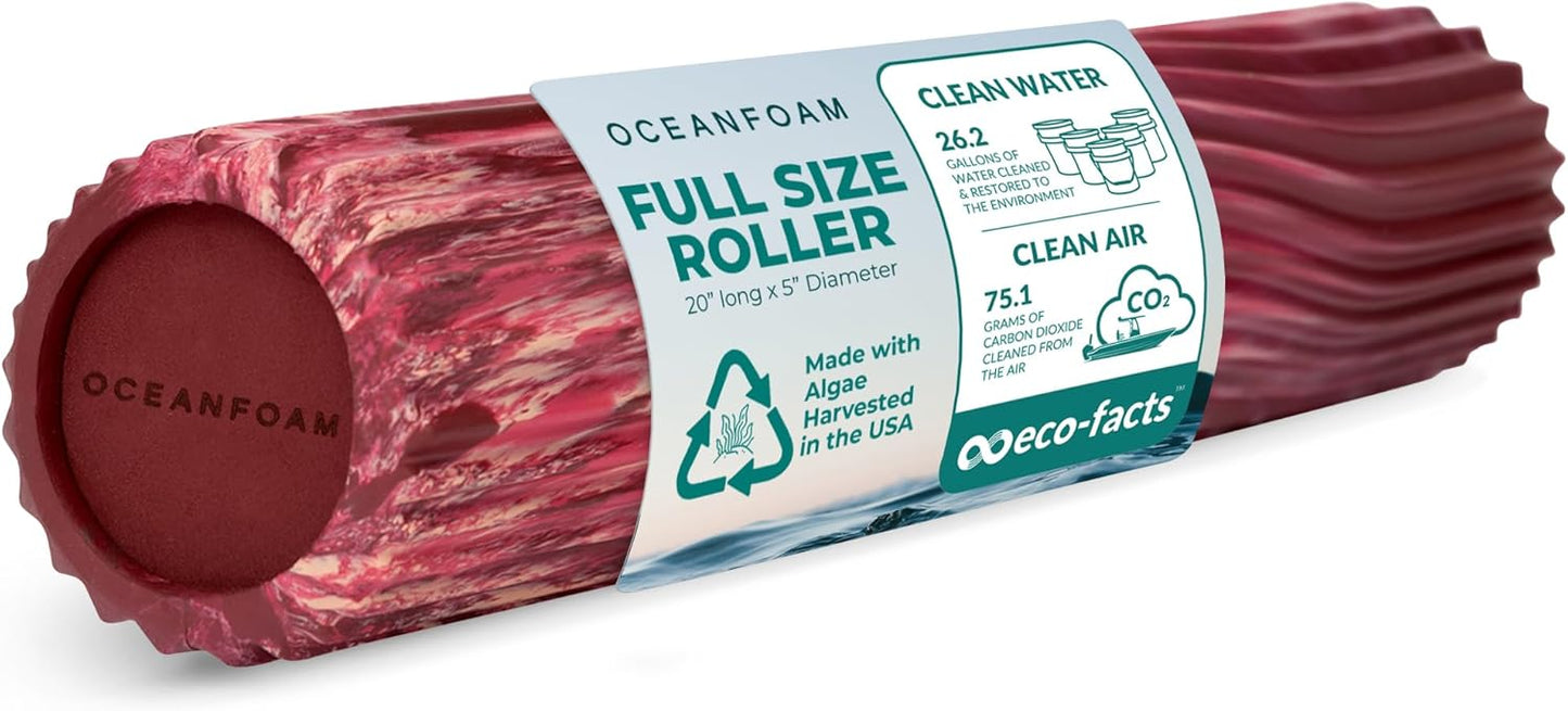 Oceanfoam Tidal Roller - Maroon, Blush & Hot Pink Massage Roller
