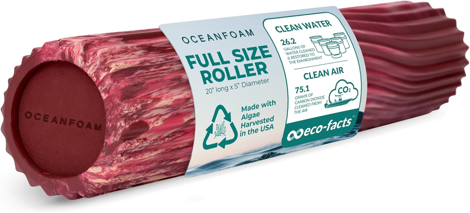 Oceanfoam Tidal Roller - Maroon, Blush & Hot Pink Massage Roller