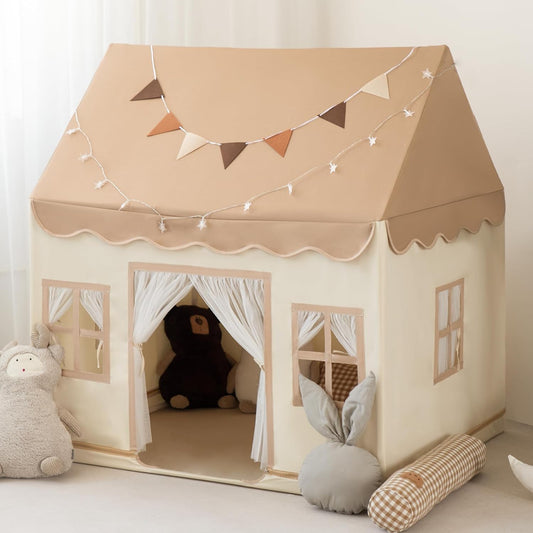 Large Indoor Kids Playhouse with Star Light - Perfect Gift! 