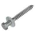 3/8 x 3-1/2 Lag Screw Kit (50 Pack) - Hot-Dip Galvanized for Outdoor