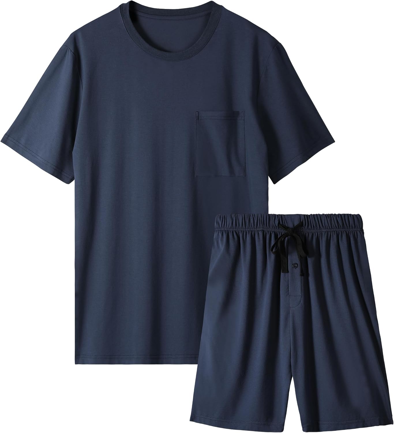Bamboo Cool Mens Pajama Set Soft Lightweight Sleepwear Pjs