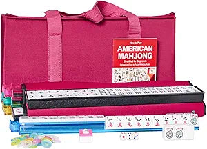 American Mahjong Set with 166 Premium Tiles and Accessories