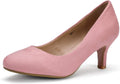 IDIFU Women's Classic Low Heels Dress Pumps 2 in Kitten Heel Clothing