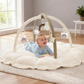 5-in-1 Thick & Plush Baby Play Gym - Convertible Tummy Time Mat