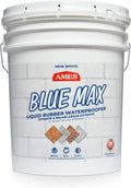 Ames Blue Max White Liquid Rubber 5 Gallon - Durable Waterproofing