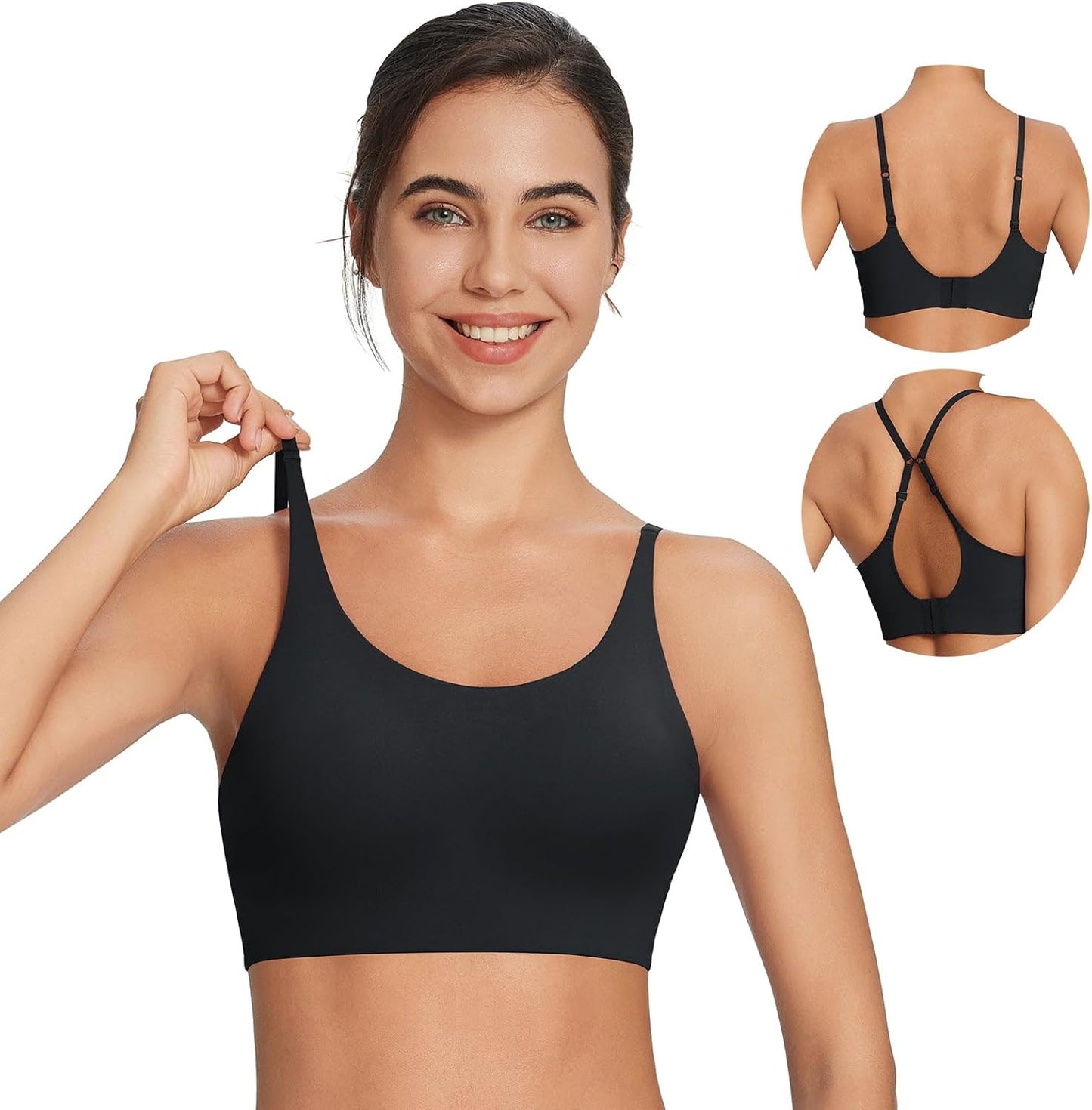 Baleaf Sweatleaf Adjustable Sports Bras for Women - High Impact