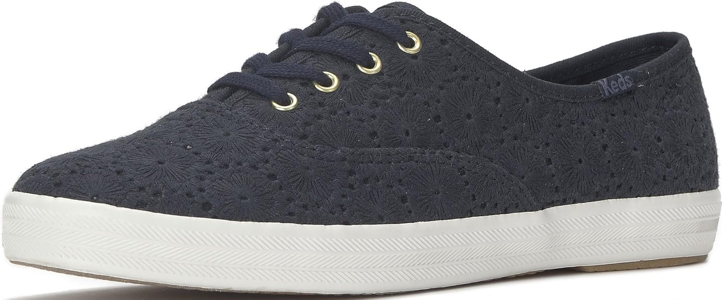Keds Womens Champion Canvas Lace Up Sneaker for Comfort