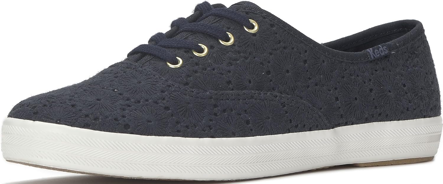 Keds Womens Champion Canvas Lace Up Sneaker for Comfort