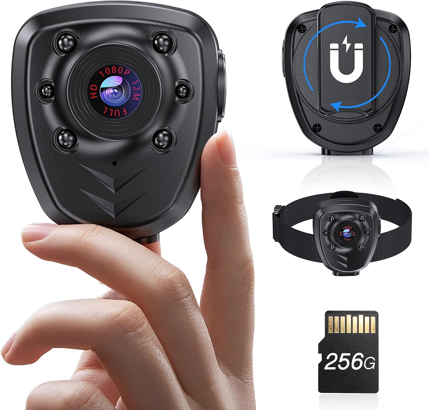 Z12 Mini Body Camera - 1080P Wearable Camera for Safety