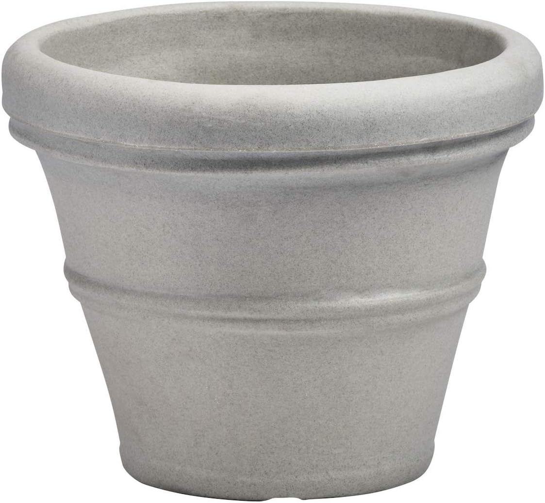 Crescent Garden Brunello Planter - Classic Rolled-Rim Design