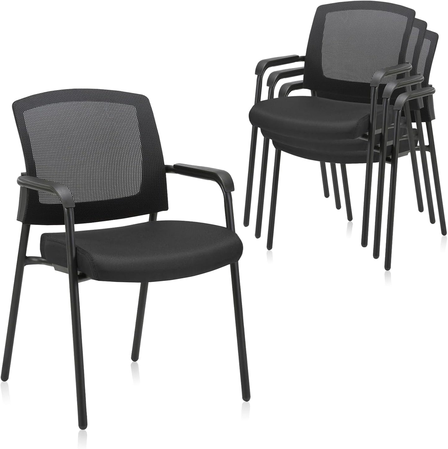 CLATINA Office Reception Guest Chair with Ergonomic Support