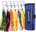 Kmucutie Set of 6 Trolling Lures for Big Game Fishing Adventures