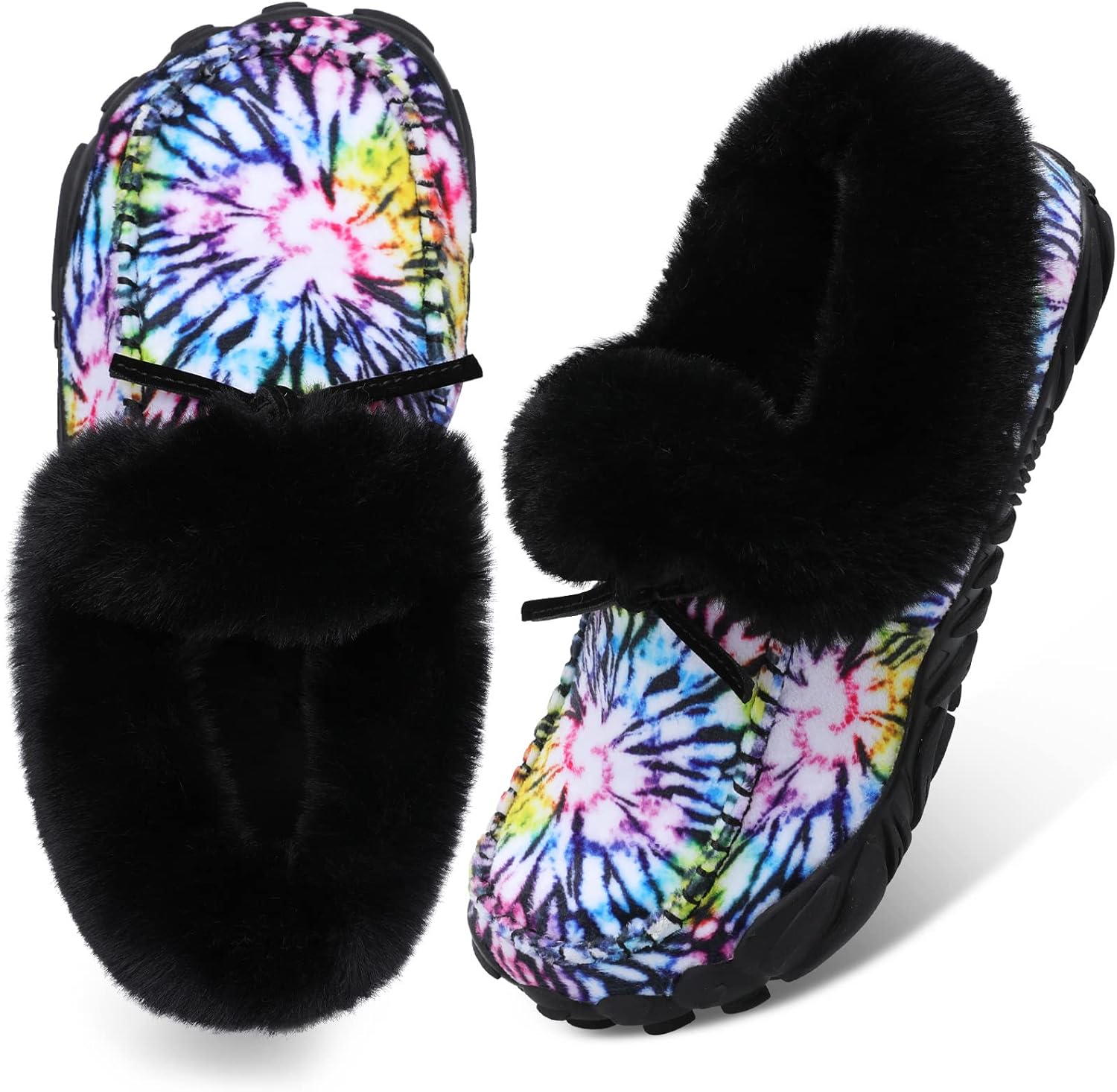 Cozy and Warm Faux Fur Lined Womens Moccasin Snow Boots