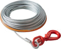 VEVOR Galvanized Steel Winch Cable 3/8 in x 50 ft - Heavy Duty Towing