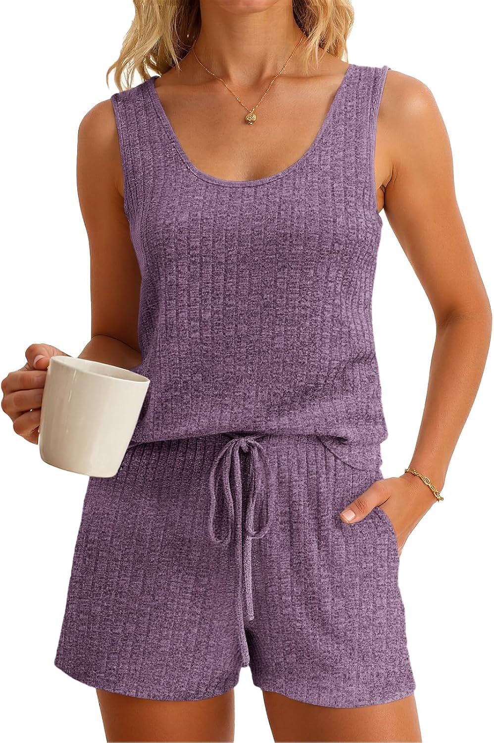 Imily Bela Womens Pajama Sets for Summer Sleepwear and Lounge
