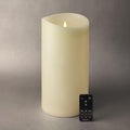 Flameless Candle 6in x 12.4in Ivory - Real Wax Moving Flame