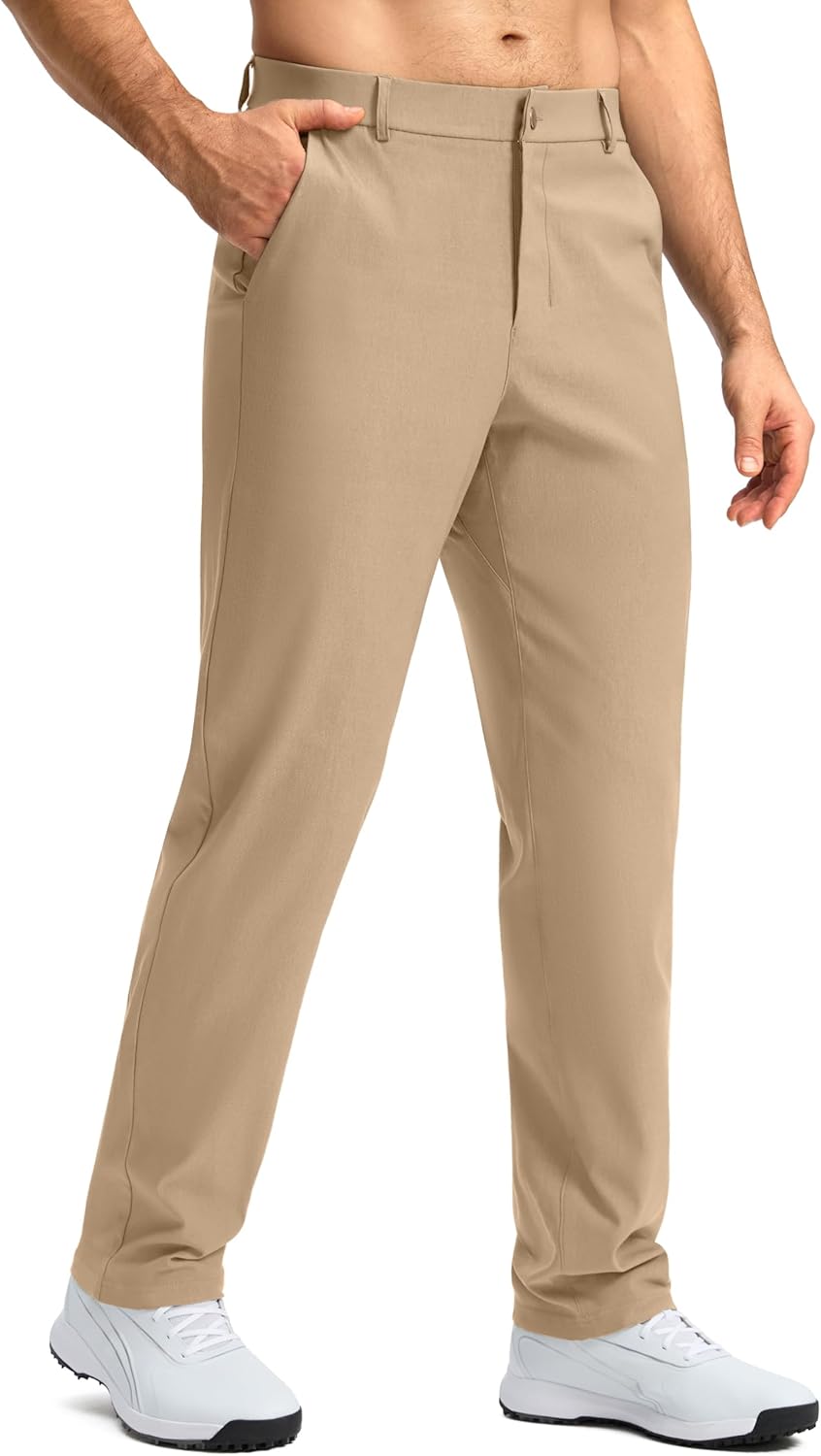 Mens Golf Pants with 4-Way Stretch for Comfort and Style