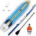 Tuxedo Sailor Inflatable SUP Paddle Board 12 ft - Family Fishing Ready