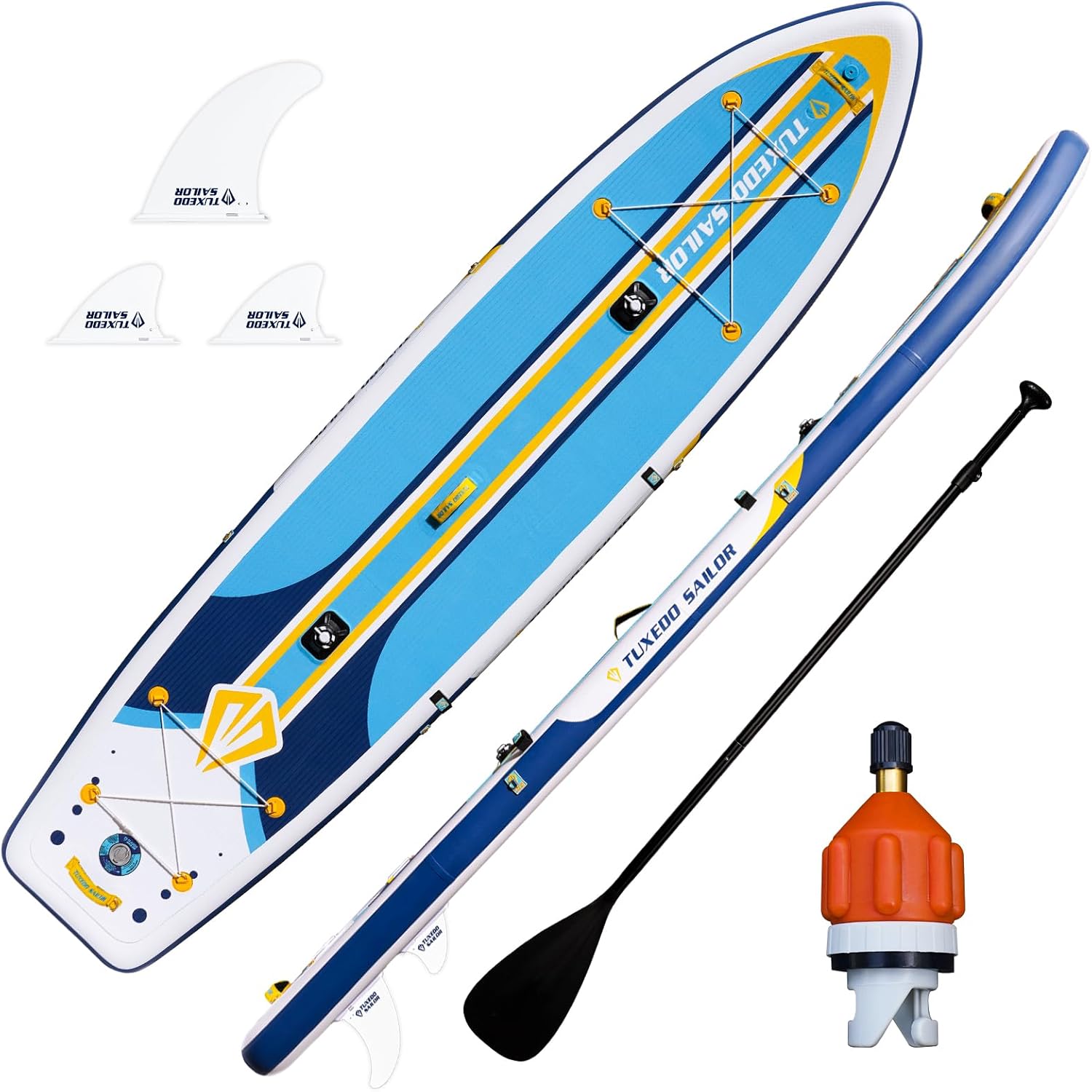 Tuxedo Sailor Inflatable Stand Up Paddle Board for All Ages
