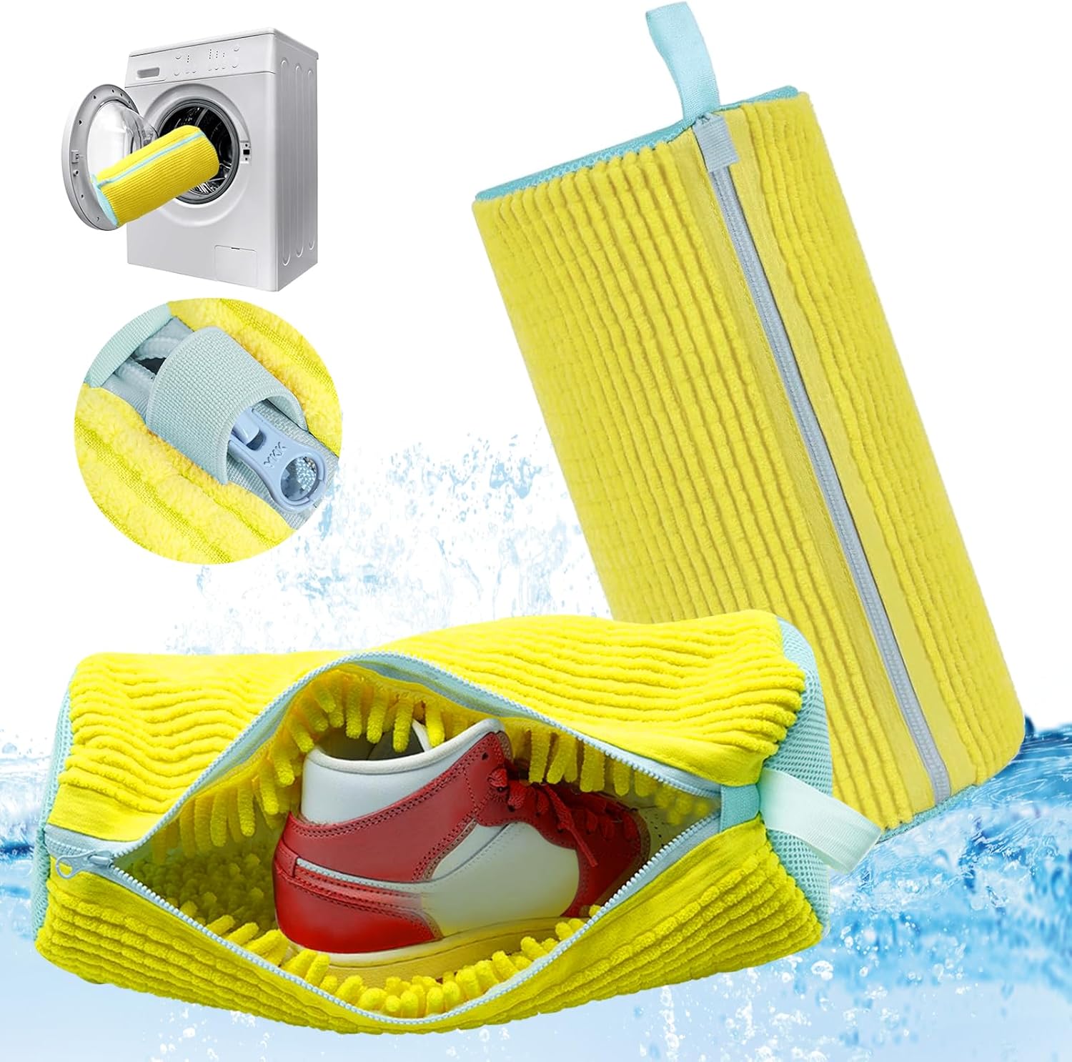 360 Clean Shoe Washing Bag - YKK Zipper - 2Pack