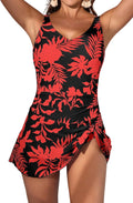 One Piece Swim Dress Swimsuit for Women Tummy Control - Flattering be