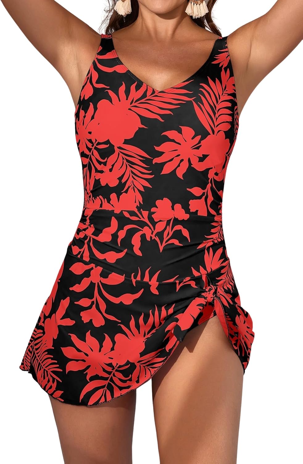 One Piece Swim Dress for Women with Tummy Control and Style