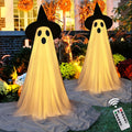 Halloween Ghost String Lights 2-Pack - Remote Controlled Spooky