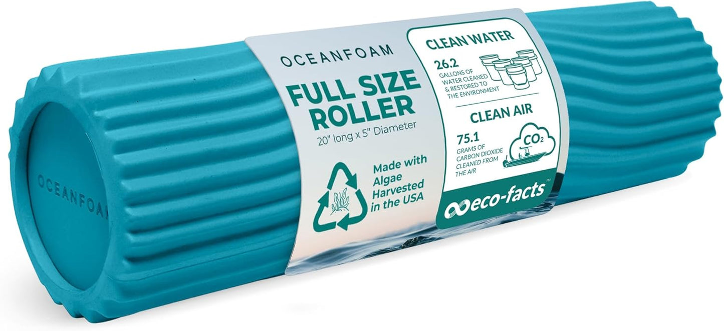 Oceanfoam Tidal Roller - Miami Blue Muscle Massage Foam Roller
