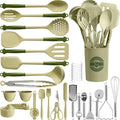Kikcoin 43Pcs Kitchen Utensils Set - Complete Silicone Cooking Kit