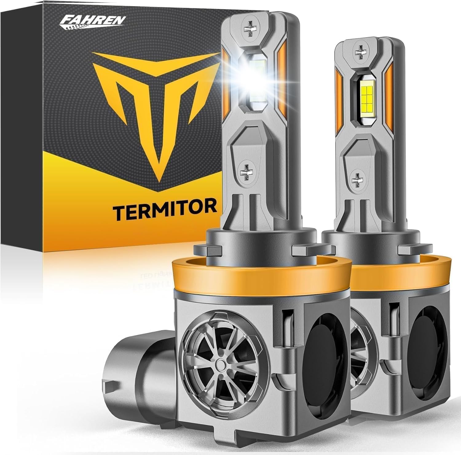 Upgraded H11/H9 Bulbs with 70,000LM Brightness and 85,000 Hours