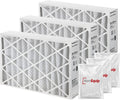 Furnace Filters 16x25x4 Merv 11 with Easy Disposal Bag - 3 Pack
