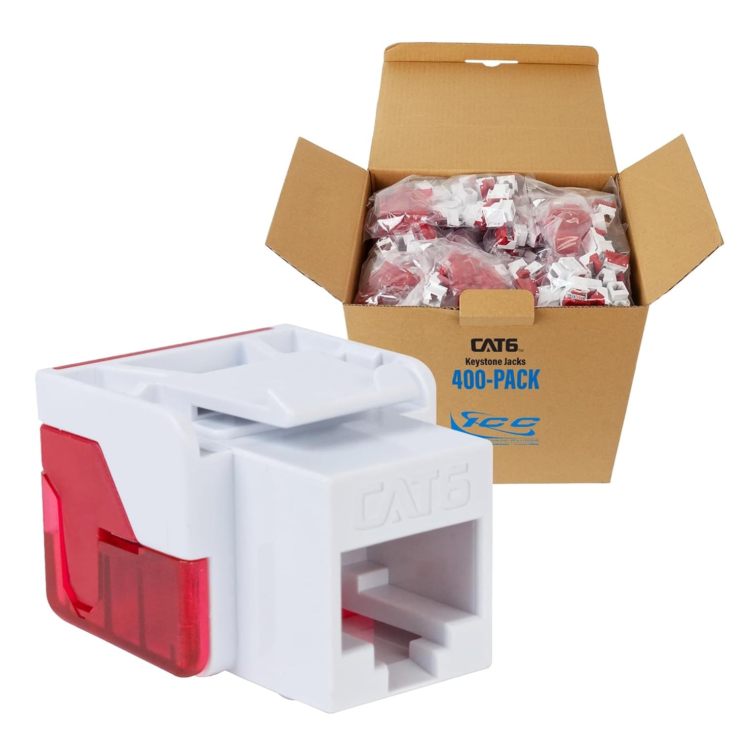 ICC CAT6 Keystone Jack for High-Power Devices and Easy Termination