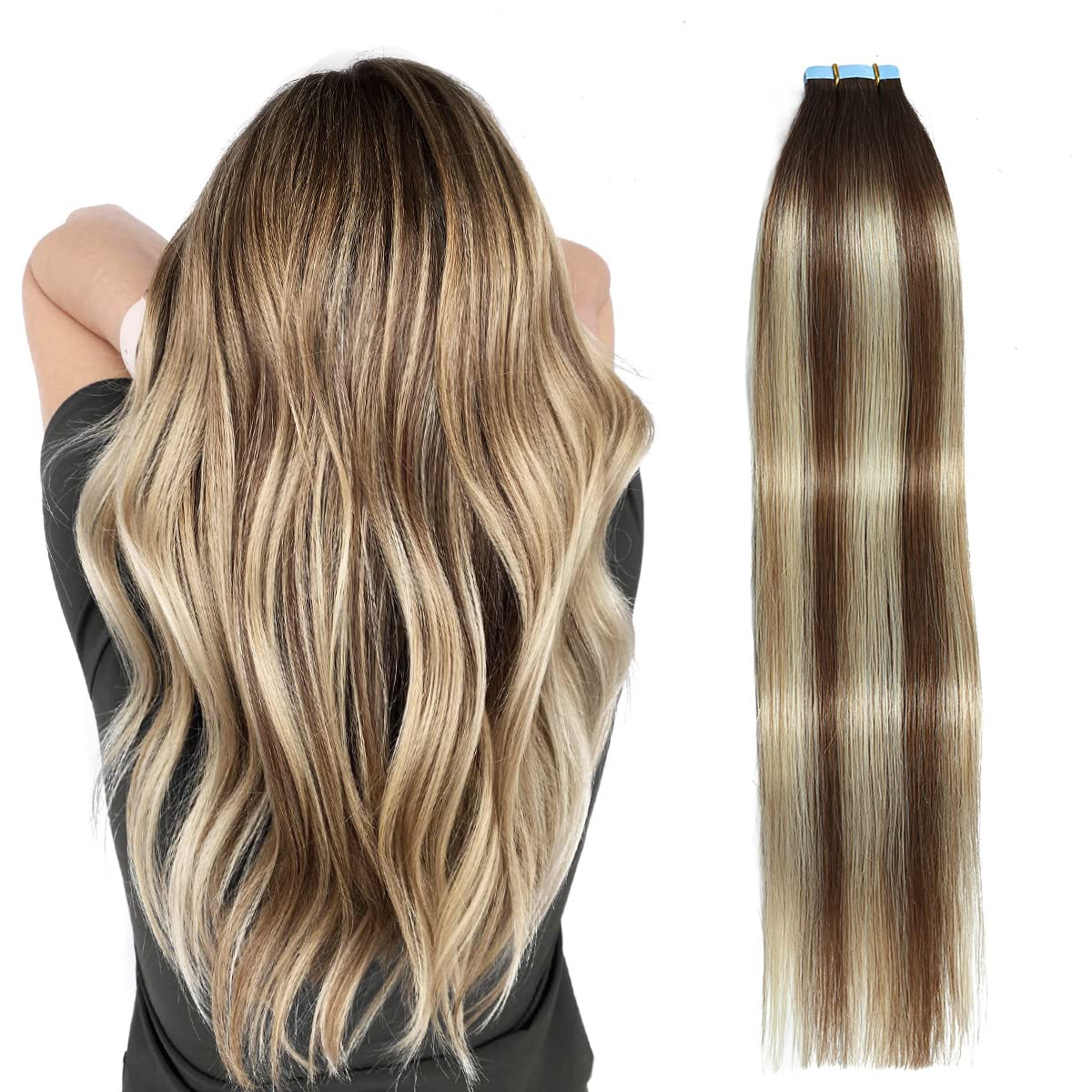 Tape in Hair Extensions Human Hair Balayage for Stunning Looks