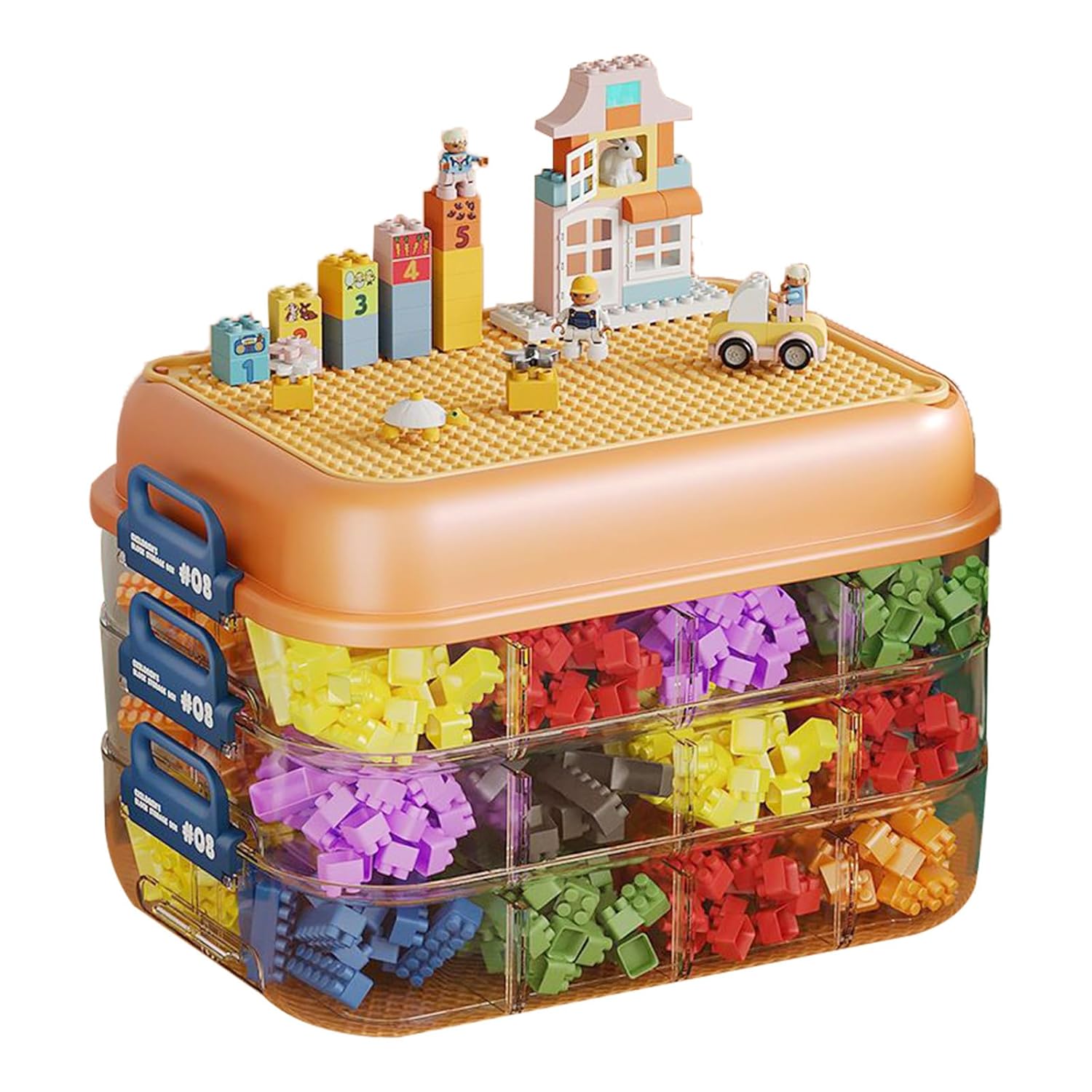 Toys Storage Organizer Bins for Lego and Building Blocks
