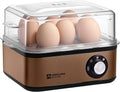 Electric Egg Cooker 8 Egg Capacity - Precise Knob Control