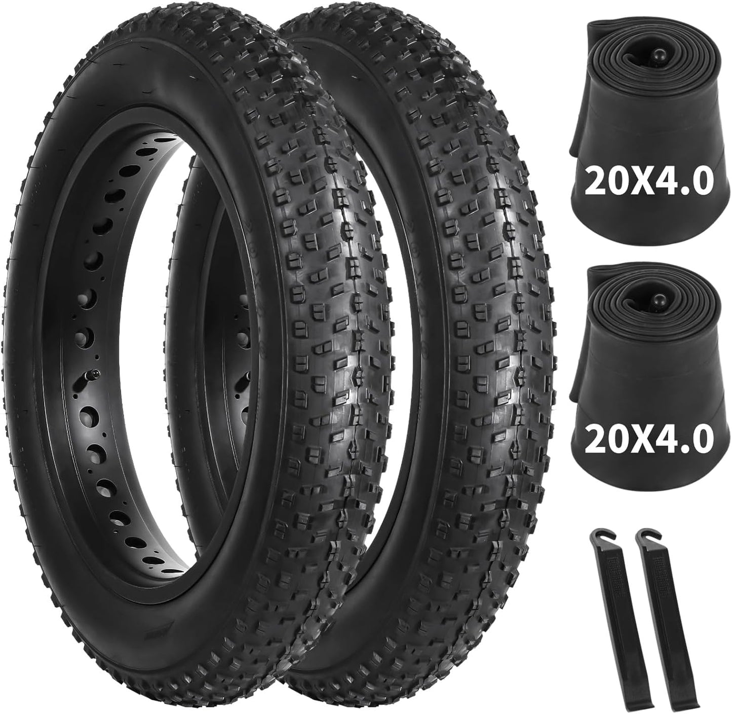 yeesport Fat Tire 20/26 Inch Folding Ebike Tires for All Terrains