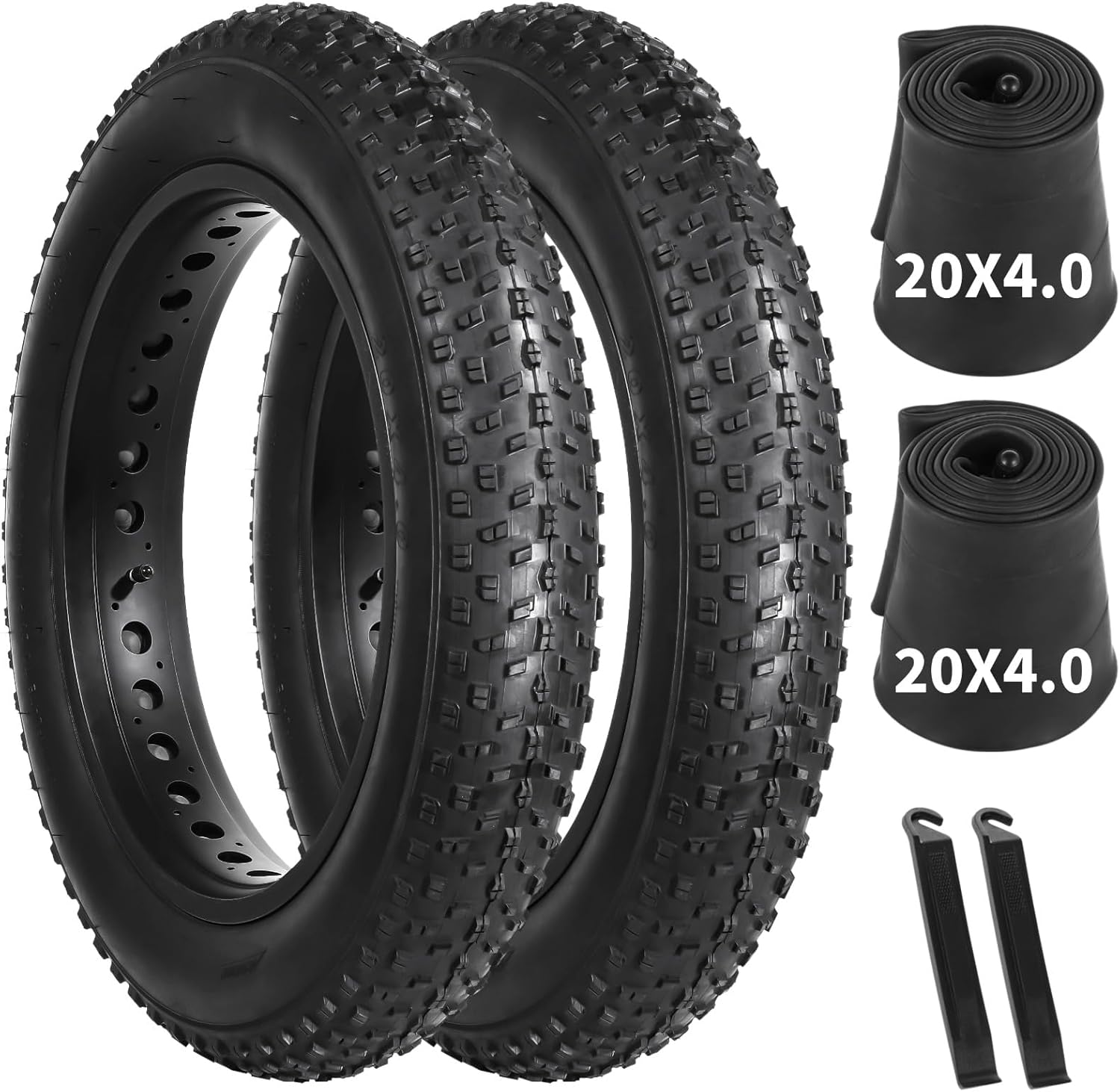 yeesport Fat Tire 20/26 Inch Folding Ebike Tires for All Terrains