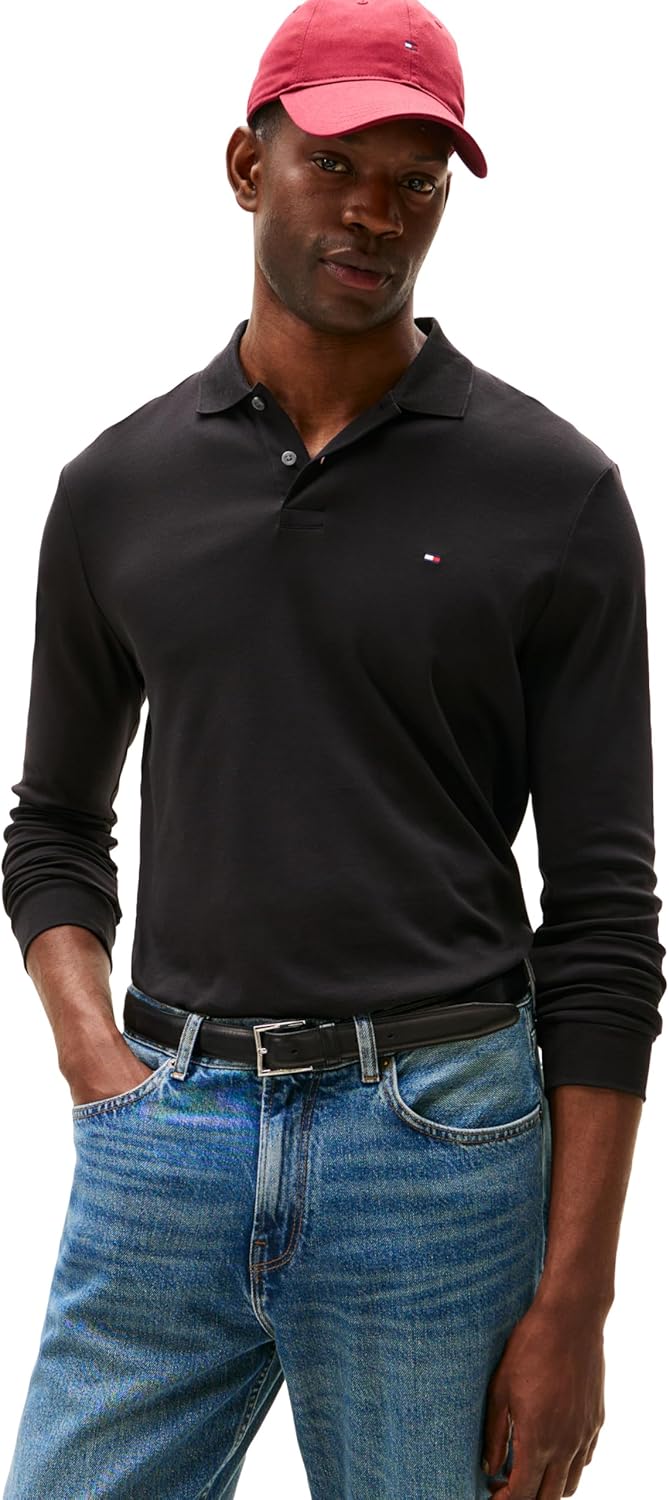 Tommy Hilfiger Men's Long Sleeve Casual Polo Shirts for Every Occasion