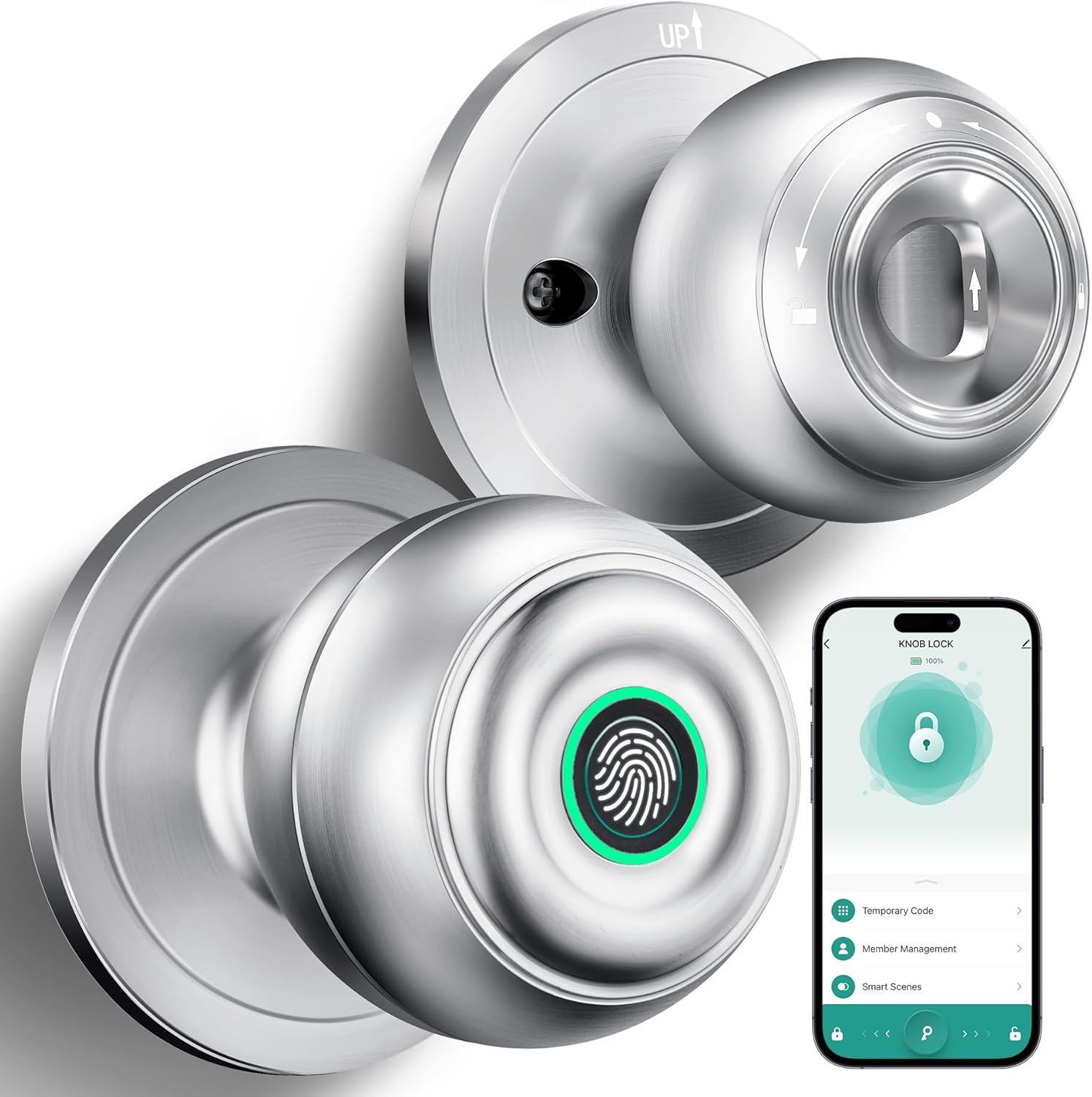 Fingerprint Door Lock with Smart Control for Home Security