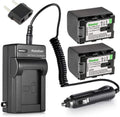 Kastar 2-Pack BN-VG121 Battery and Charger Kit for JVC Everio