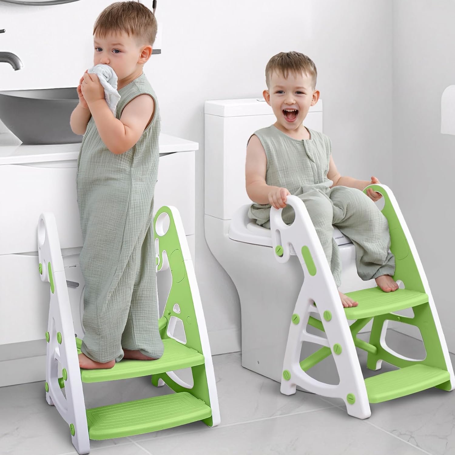 Primlect Potty Training Seat with Step Stool for Toddlers