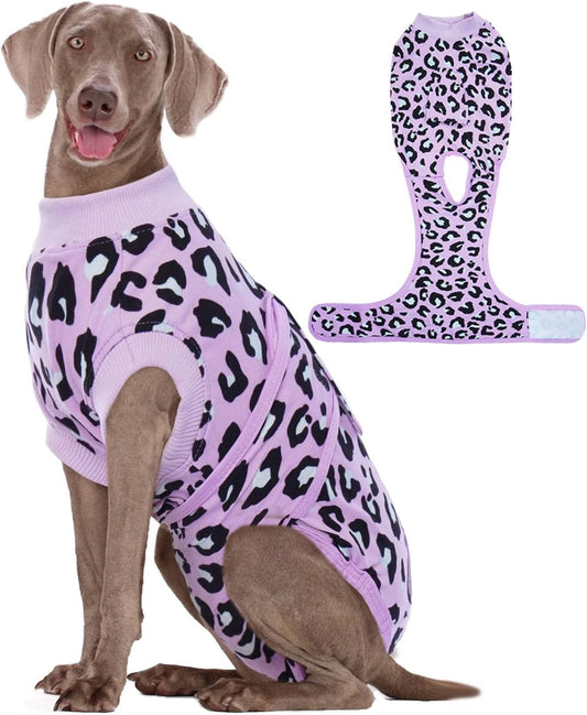 Kuoser Dog Recovery Suit for Surgery, Soft Bodysuit XL Size