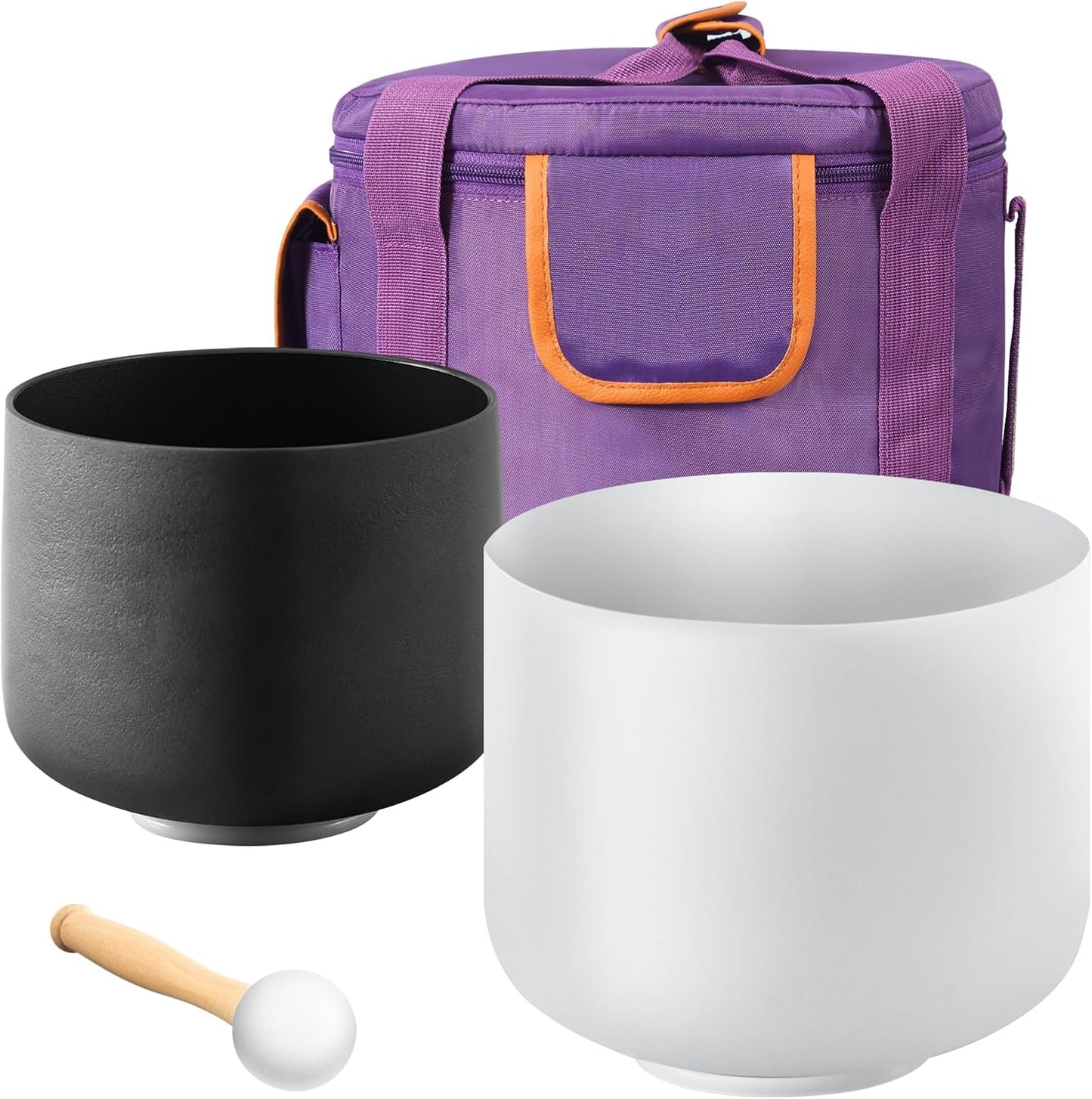 VEVOR Crystal Singing Bowls Set for Meditation and Sound Healing