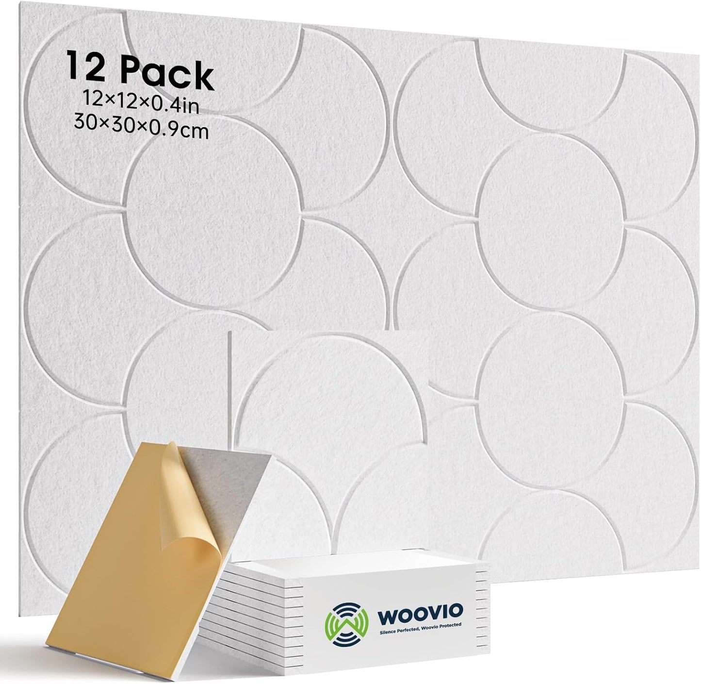 12 Pack Sound Proof Foam Panels for Walls - Acoustic Panels