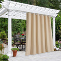 NICETOWN Outdoor Waterproof Curtain for Pergola Privacy Needs