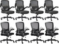 Desk Chairs with Wheels Ergonomic Mesh Office Chair - Adjustable