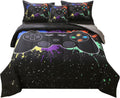 Twin Gamer Comforter Set 6-Piece - 3D Video Game Bedding for Kids