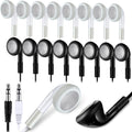 Kanayu 100 Pack Earbuds Bulk Kids Earphones for Classroom