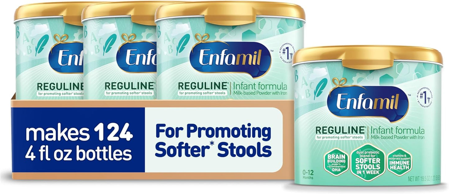 Enfamil Reguline Baby Formula for Soft Stools and Brain Support