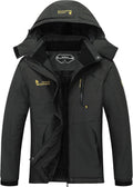 Waterproof Ski Jacket Women - Warm Hooded Winter Snow Coat